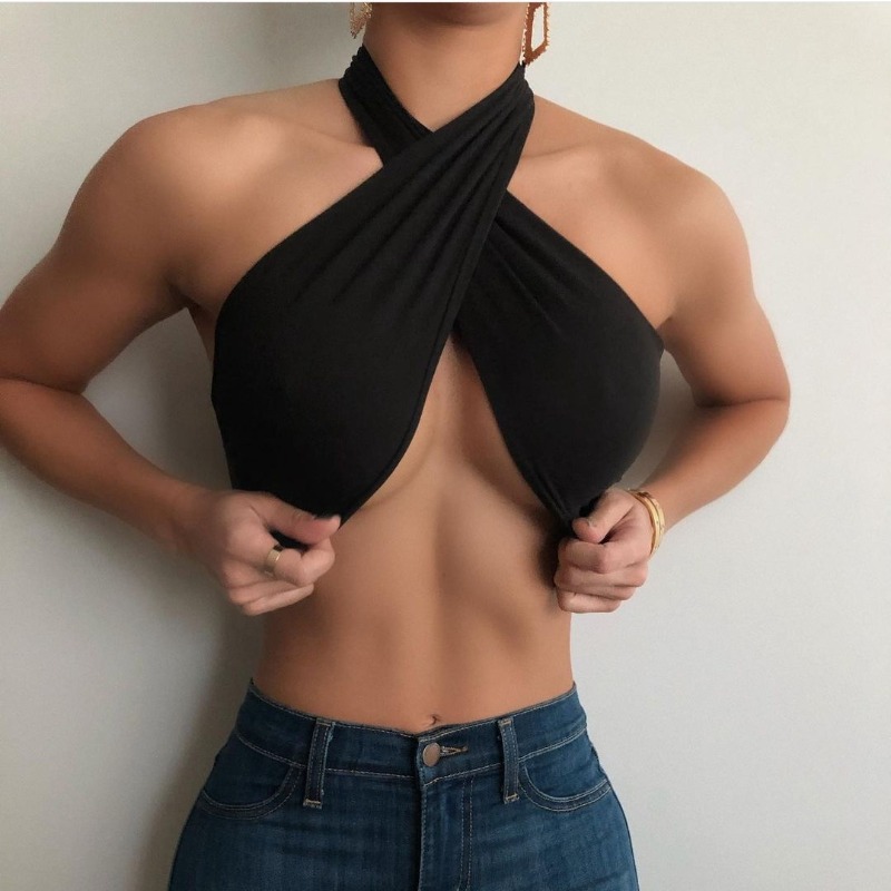 Spring New Women's T-shirt Wom - Strapless Bra Backless review and price