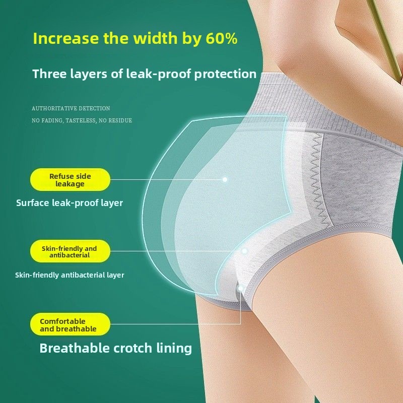 2pcsWomen High Waist Period Un - Period Panty Absorbent review and price